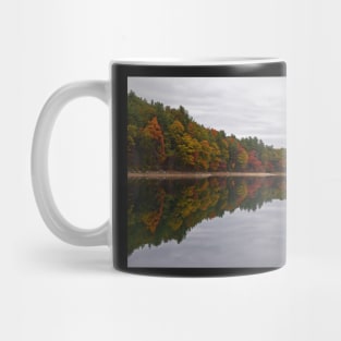 Walden Pond Fall Foliage Concord MA Reflection Trees Mug